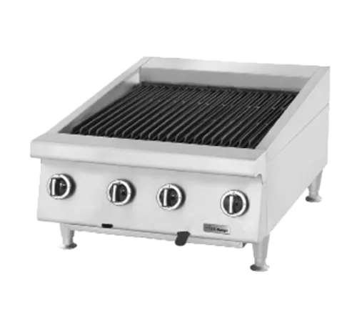 Garland US Range Garland/US Range UTBG60-AR60 59.06" Gas Countertop Heavy Duty Radiant Charbroiler with Manual Control - 180,000 BTU
