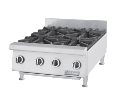 Garland US Range Garland US Range UTOG24-4 4 Burner Countertop Gas Hotplate / Range with Manual Controls - 30,000 BTU