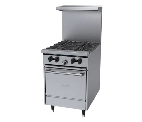 Garland US Range Garland US Range
X24-4L-SIGNATURE
Restaurant Gas Range, 24" W
with 

and 
-