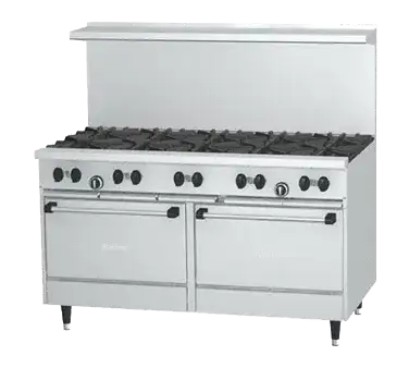 Garland US Range Garland/US Range X60-10RR Restaurant Gas Range, 60" W with 10 Burners and (2) Standard Ovens - 366,000 BTU