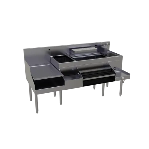 Glastender Glastender ALL-66C All-In-One Underbar Ice Bin/Cocktail Station