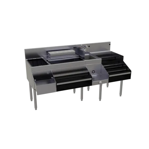 Glastender Glastender ALL-66D All-In-One Underbar Ice Bin/Cocktail Station