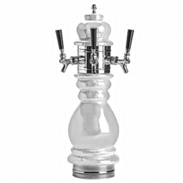 Glastender BFT-2-PBR-SR Black Forest Draft Dispensing Tower Glastender BFT-2-PBR-SR Black Forest Draft Dispensing Tower
