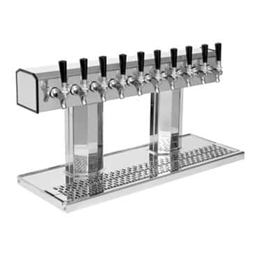 Glastender BT-10-SSR-LD Bridge Tee Draft Dispensing Tower Glastender BT-10-SSR-LD Bridge Tee Draft Dispensing Tower
