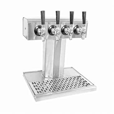 Glastender BT-4-SS-LD Tee Draft Dispensing Tower Glastender BT-4-SS-LD Tee Draft Dispensing Tower