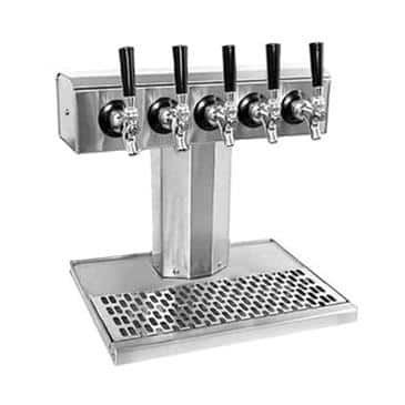 Glastender BT-5-PBR-LD Tee Draft Dispensing Tower Glastender BT-5-PBR-LD Tee Draft Dispensing Tower