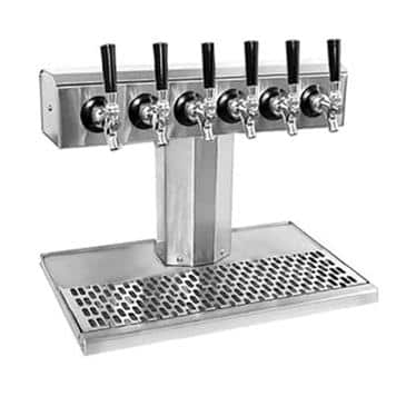 Glastender BT-6-SSR Tee Draft Dispensing Tower Glastender BT-6-SSR Tee Draft Dispensing Tower