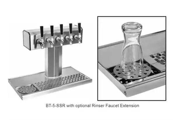 Glastender BT-8-MF Bridge Tee Draft Dispensing Tower