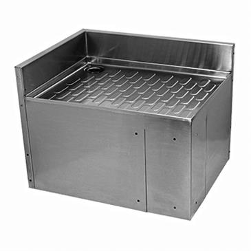Glastender C-IFC-24/30L CHOICE Underbar Corner Drainboard Glastender C-IFC-24/30L CHOICE Underbar Corner Drainboard