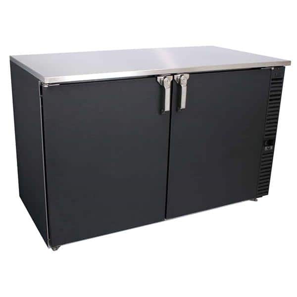 Glastender C1SL24 Black Refrigerated Back Bar Storage
