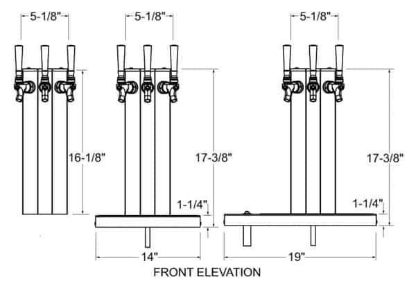 Glastender CT-1-SSR Column Draft Dispensing Tower Glastender CT-1-SSR Column Draft Dispensing Tower