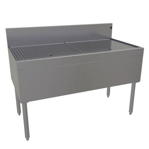 Glastender DBB-48 Underbar Drainboard, Freestanding with - 48"W x 24"D