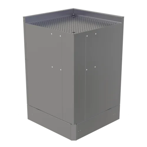 Glastender Glastender E-CIR-24/24 ELEVATION Underbar Inside Rectangle Corner