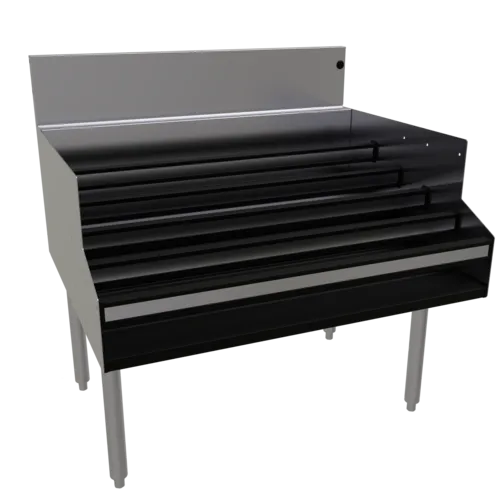 Glastender LDB-36S Underbar Liquor Bottle Display Unit