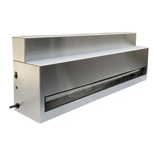 Glastender LLDG-54 Lighted Liquor Bottle Display, Countertop, 2-Tier with LED Light Strips, - 54.00"W x 8.00"D x 13.25"H