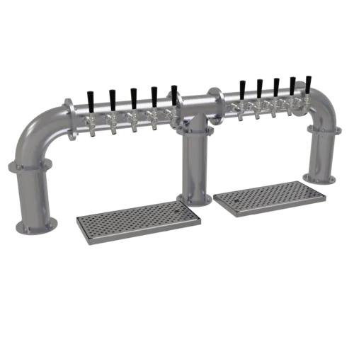 Glastender Glastender PB-10-SS Pipe Bridge Draft Dispensing Tower