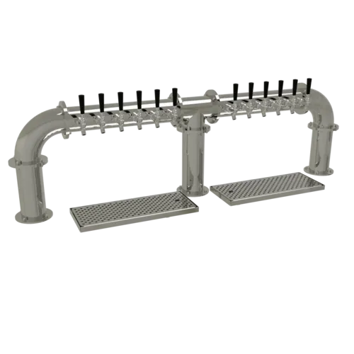 Glastender Glastender PB-12-MF Pipe Bridge Draft Dispensing Tower