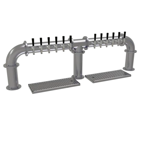 Glastender Glastender PB-12-SS Pipe Bridge Draft Dispensing Tower