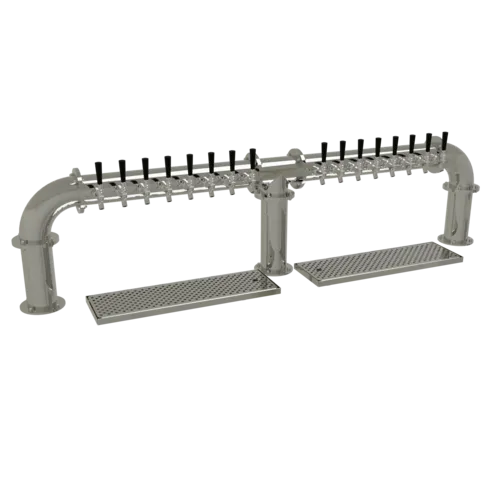 Glastender Glastender PB-16-MF Pipe Bridge Draft Dispensing Tower