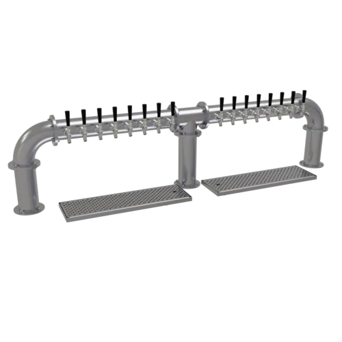 Glastender Glastender PB-16-SS Pipe Bridge Draft Dispensing Tower