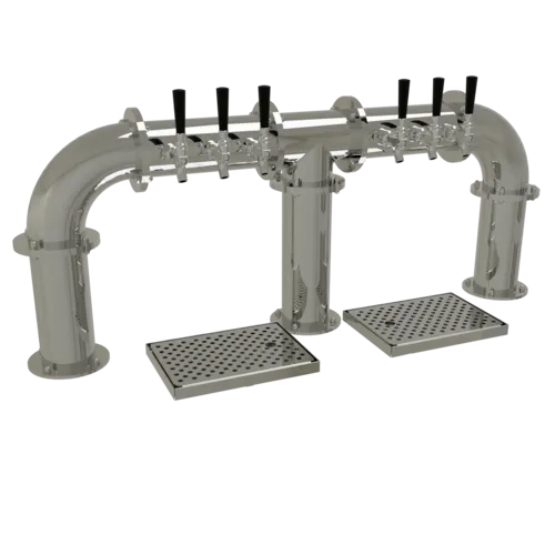Glastender Glastender PB-6-MF Pipe Bridge Draft Dispensing Tower