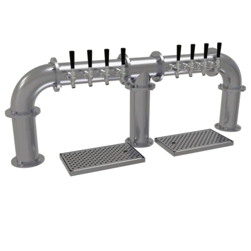 Glastender Glastender PB-8-SS Pipe Bridge Draft Dispensing Tower