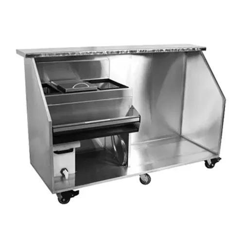 Glastender PBCR96-12 Built-In Speed Rail Portable Bar