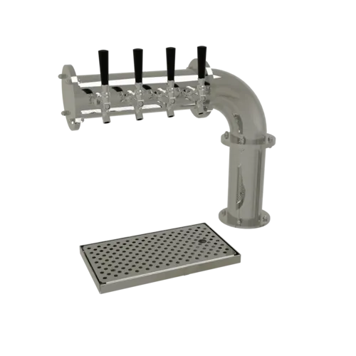 Glastender Glastender PC-4-MF Pipe Cantilever Draft Dispensing Tower