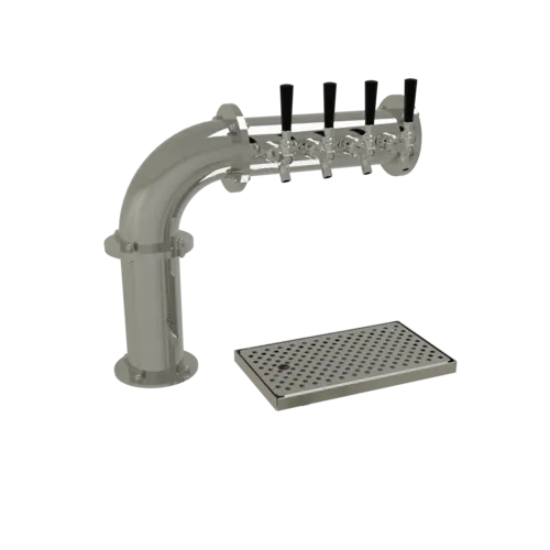Glastender Glastender PC-4-MF Pipe Cantilever Draft Dispensing Tower