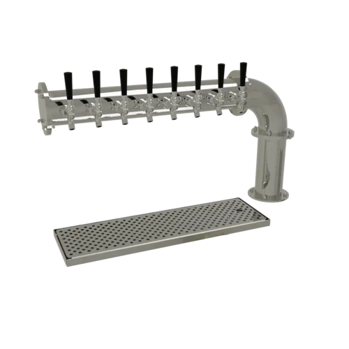 Glastender Glastender PC-8-MF Pipe Cantilever Draft Dispensing Tower
