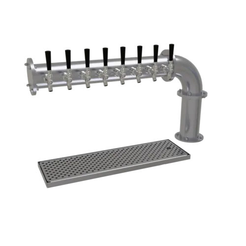 Glastender Glastender PC-8-SS Pipe Cantilever Draft Dispensing Tower