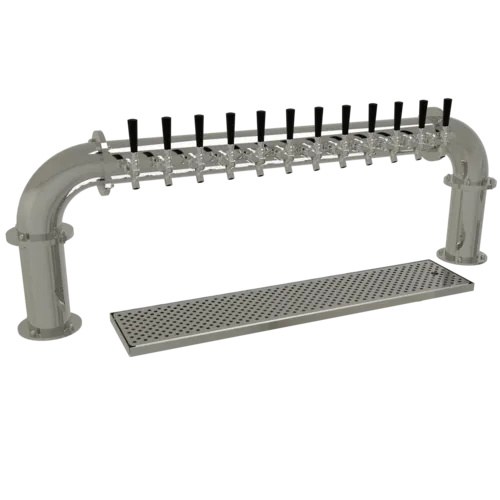 Glastender Glastender PP-12-MF Pipe Pass-Thru Draft Dispensing Tower