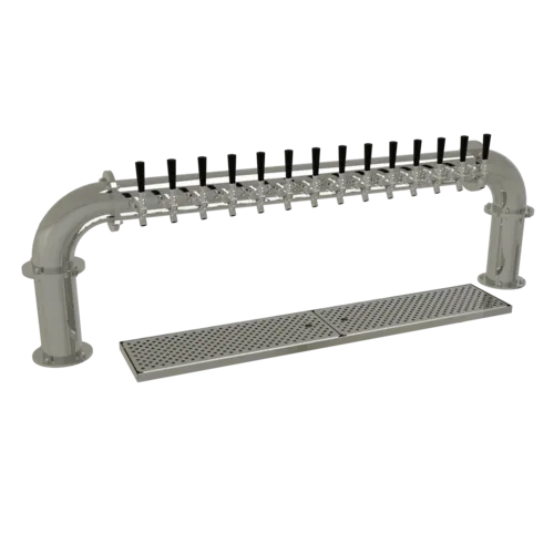 Glastender Glastender PP-14-MF Pipe Pass-Thru Draft Dispensing Tower