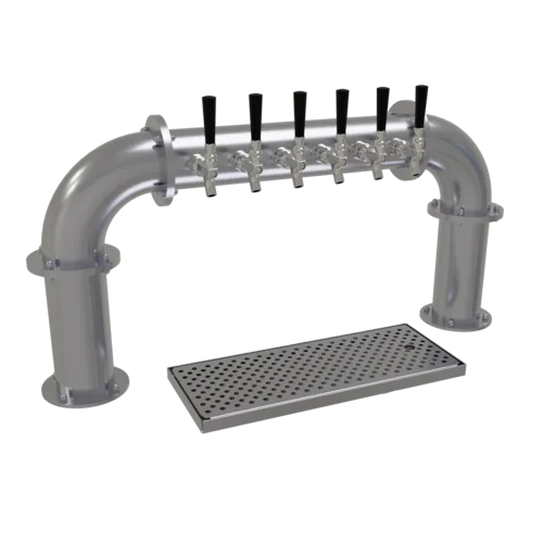 Glastender Glastender PP-6-SS Pipe Pass-Thru Draft Dispensing Tower