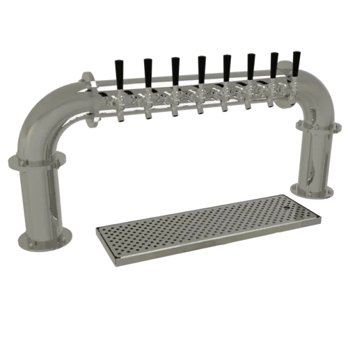 Glastender Glastender PP-8-MF Pipe Pass-Thru Draft Dispensing Tower