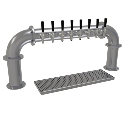 Glastender Glastender PP-8-SS Pipe Pass-Thru Draft Dispensing Tower