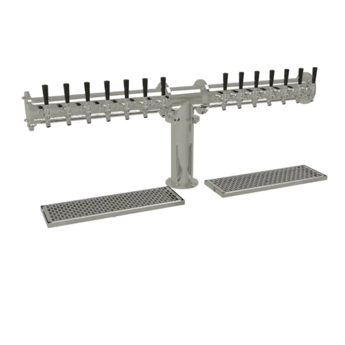 Glastender Glastender PT-14-MF Pipe Tee Draft Dispensing Tower