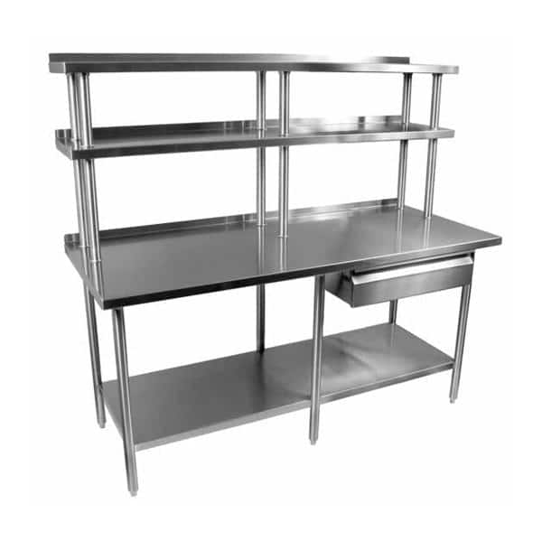 Glastender TAB-W Work Table, stainless steel construction, ETL-Sanitation