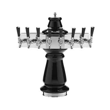 Glastender VET-6-PBR-CL Vienna Ellipse Draft Dispensing Tower Glastender VET-6-PBR-CL Vienna Ellipse Draft Dispensing Tower
