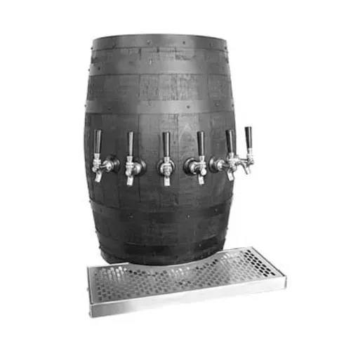 Glastender WB-3-B Wood Barrel Draft Dispensing Tower