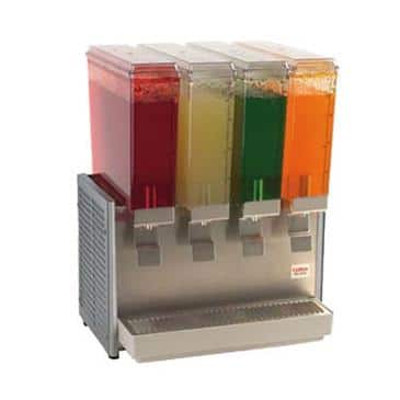 Grindmaster-Cecilware E49-3 Crathco Classic Bubblers" Mini Quad" Premix Cold Beverage Dispenser Grindmaster-Cecilware E49-3 Crathco Classic Bubblers" Mini Quad" Premix Cold Beverage Dispenser