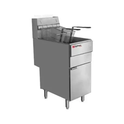 Grindmaster-Cecilware FMS705LP Cecilware® Pro 51 - 90 lb. Gas Floor Model Full Pot Fryer with Thermostatic Controls - 30,000 BTU