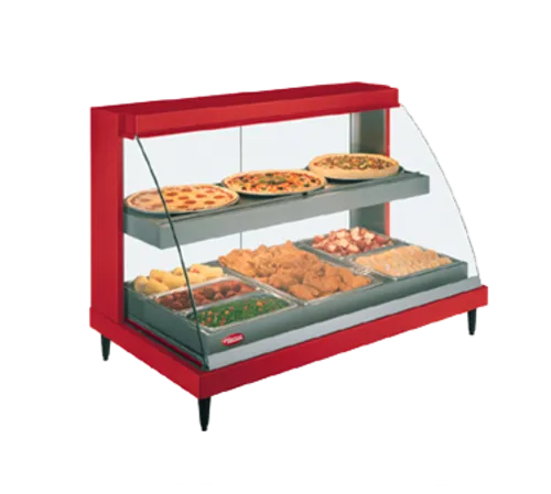 Hatco GRCDH-1PD Glo-Ray Designer Heated Display Case with Humidity