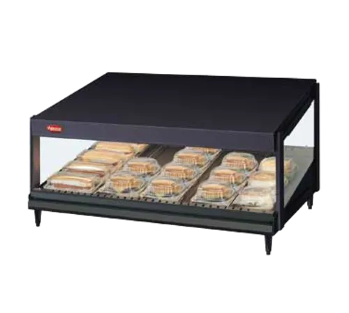 Hatco GRSDS-24 Glo-Ray Merchandising Warmer, 24" W x 24.19" D x 18.65" H, with (1) Shelf and Thermostatic Controls - 120 Volts