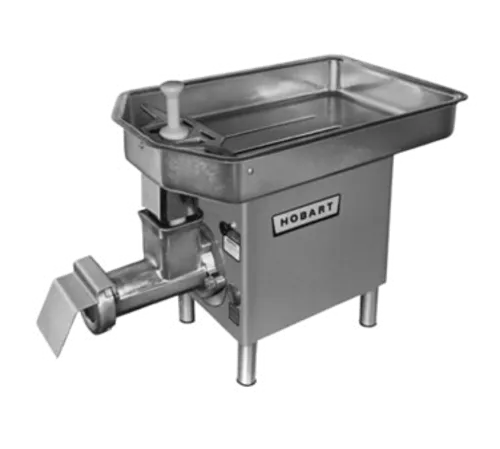 Hobart 4732+BUILDUP Hobart Meat Grinder with fixed (non-removable) pan