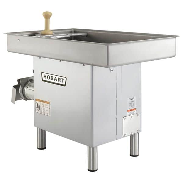 Hobart 4732A+BUILDUP Hobart Meat Grinder with removable pan