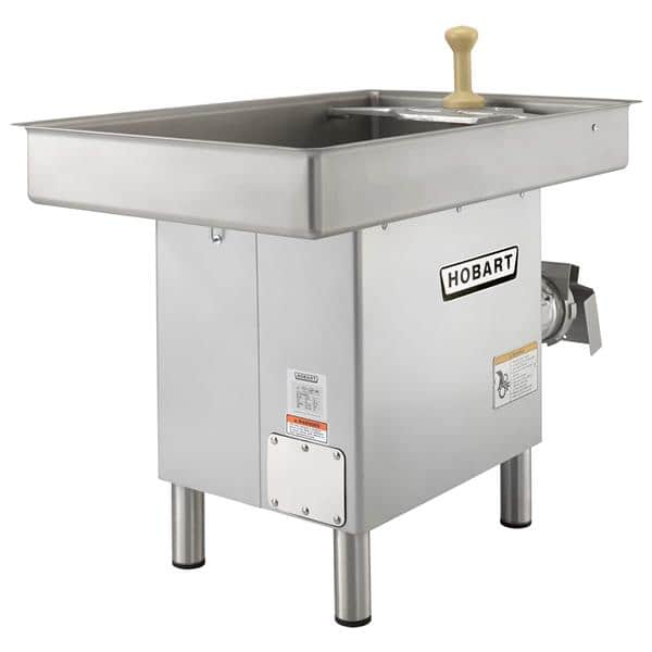 Hobart 4732A+BUILDUP Hobart Meat Grinder with removable pan