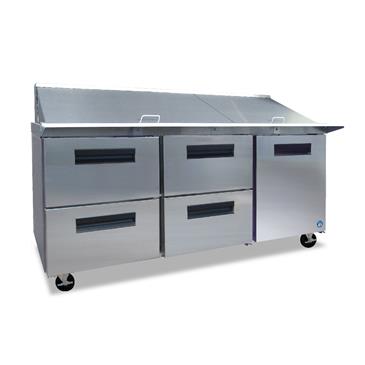 Hoshizaki CRMR72-30MD4 Commercial Series Mega Top Refrigerator Hoshizaki CRMR72-30MD4 Commercial Series Mega Top Refrigerator