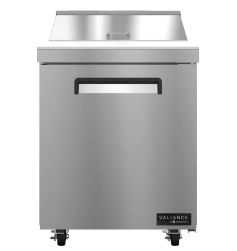 Hoshizaki Hoshizaki
VSR27A-8
 26.75'' 
 


Refrigerated Sandwich / Salad Prep Table
with