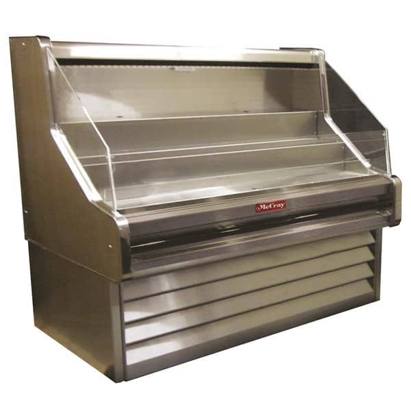 Howard-McCray R-OS30E-3-S 39.00'' Stainless Steel Horizontal Air Curtain Open Display Merchandiser with 3 Shelves Howard-McCray R-OS30E-3-S 39.00'' Stainless Steel Horizontal Air Curtain Open Display Merchandiser with 3 Shelves